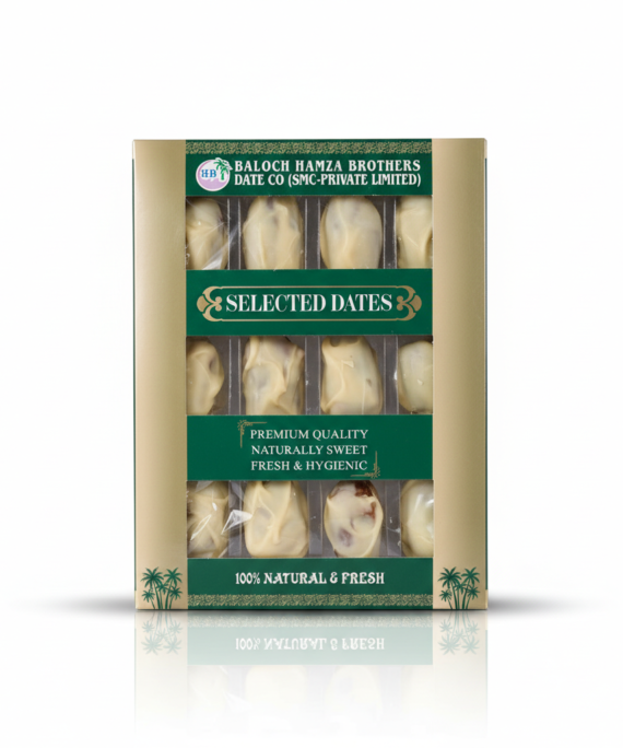 Premium Barni Dates with Cashew Nut Coating – Sweet & Crunchy Delight