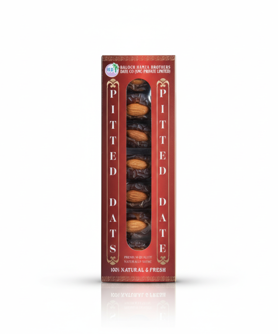 BHB Dates – Rabbai Pitted Dates with Almond | Soft, Sweet & Nutty Delight